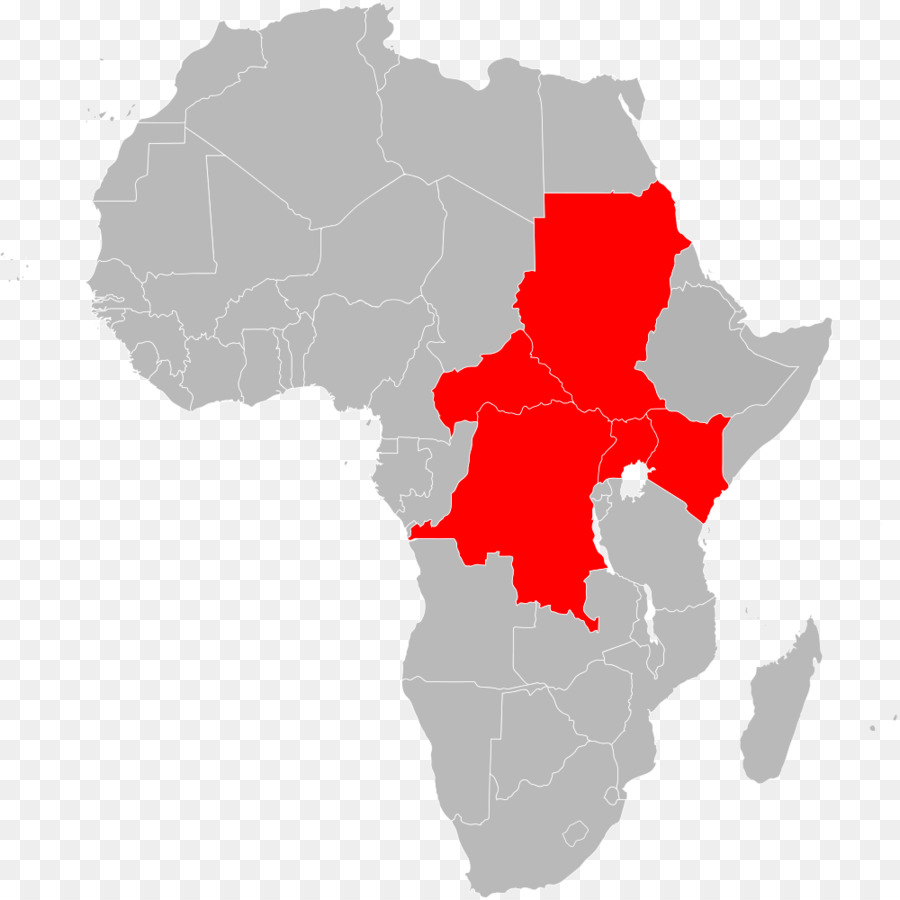 El Este De áfrica，Mapa PNG