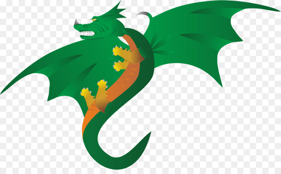 Dragón，Verde PNG