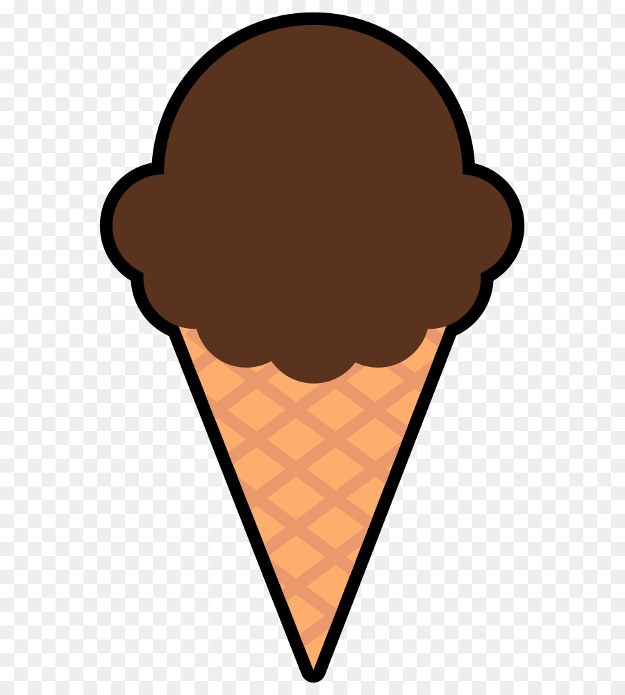 El Helado De Chocolate，Conos De Helado PNG