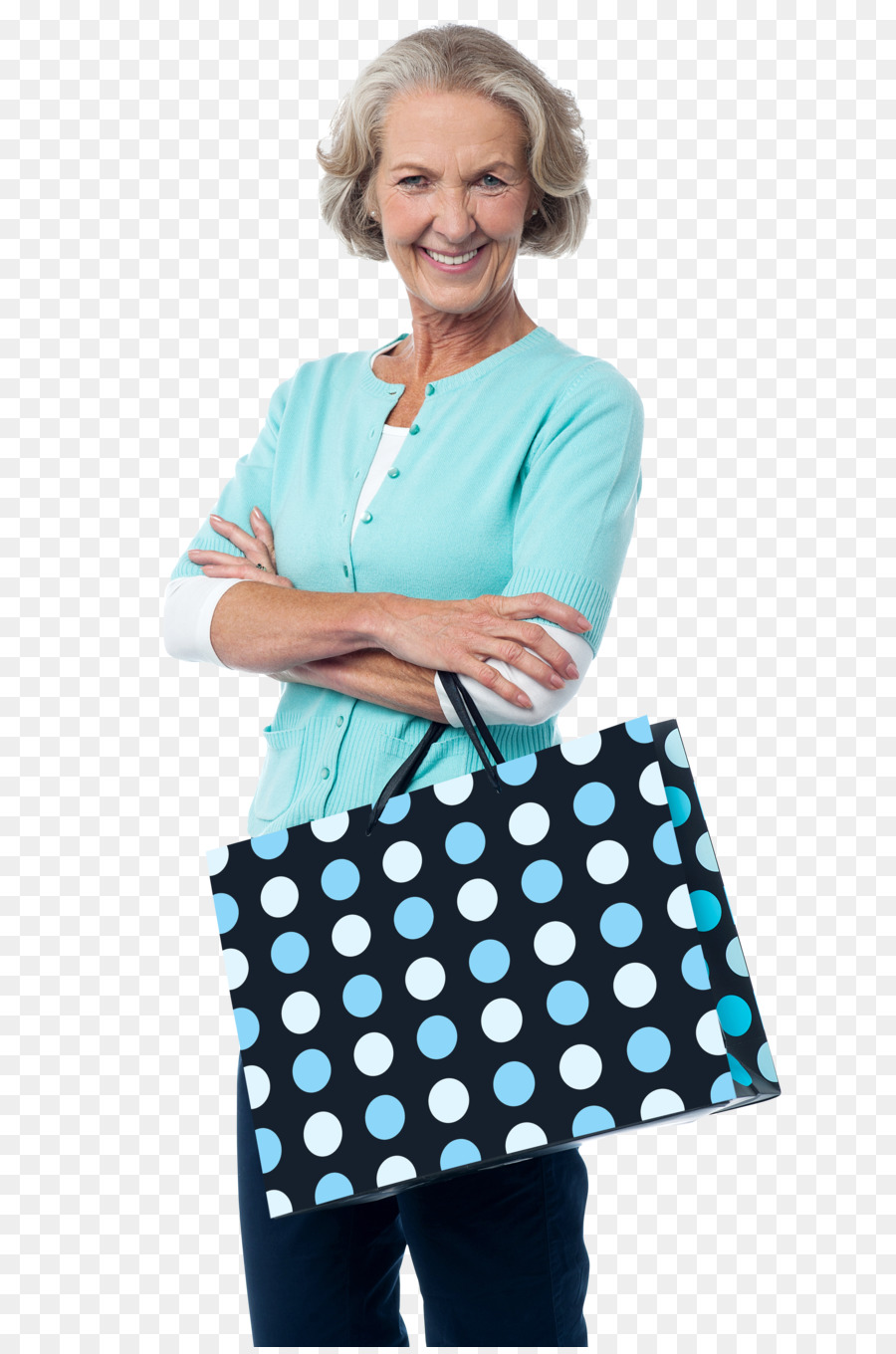 Mujer Con Bolsa De Compras，Compras PNG