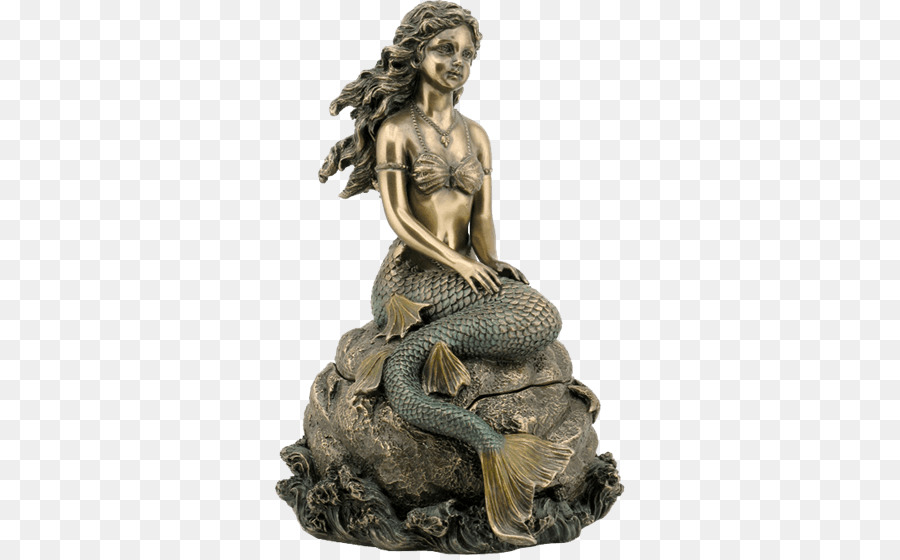 Sirena，Escultura De Bronce PNG