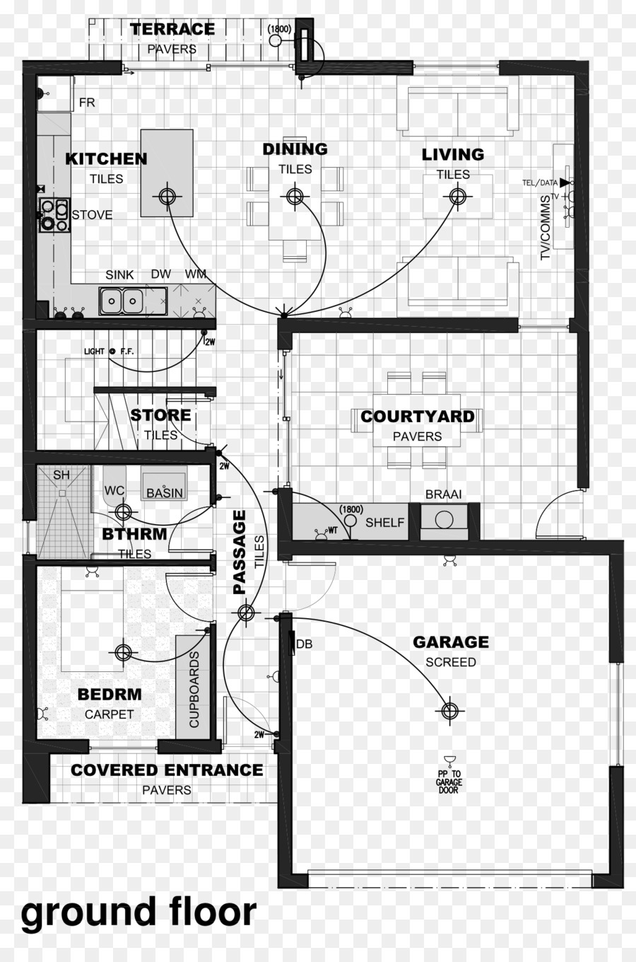 Plan De Piso，Edificio PNG