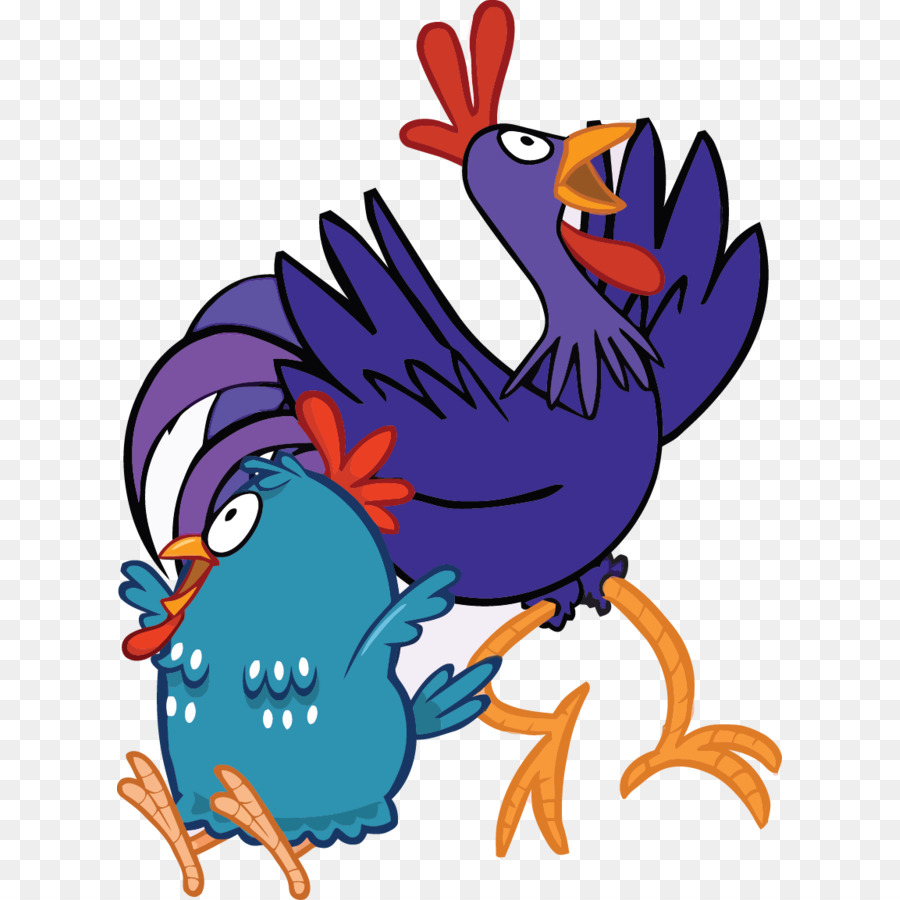 Pollo Azul，Gallo Morado PNG