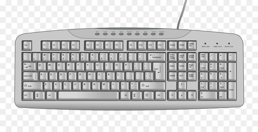 Teclado De La Computadora，El Ratón De La Computadora PNG