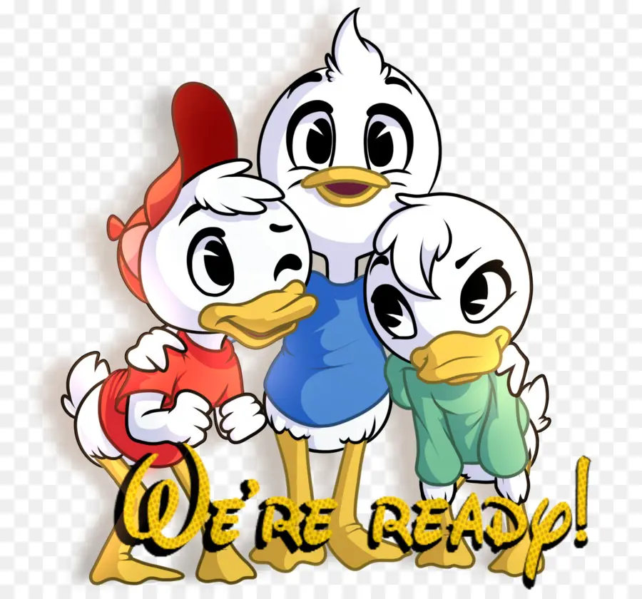 Tres Patos De Dibujos Animados，Patos PNG