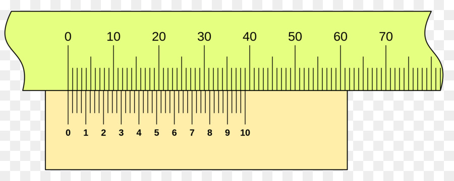 Regla Verde Y Amarilla，Medición PNG