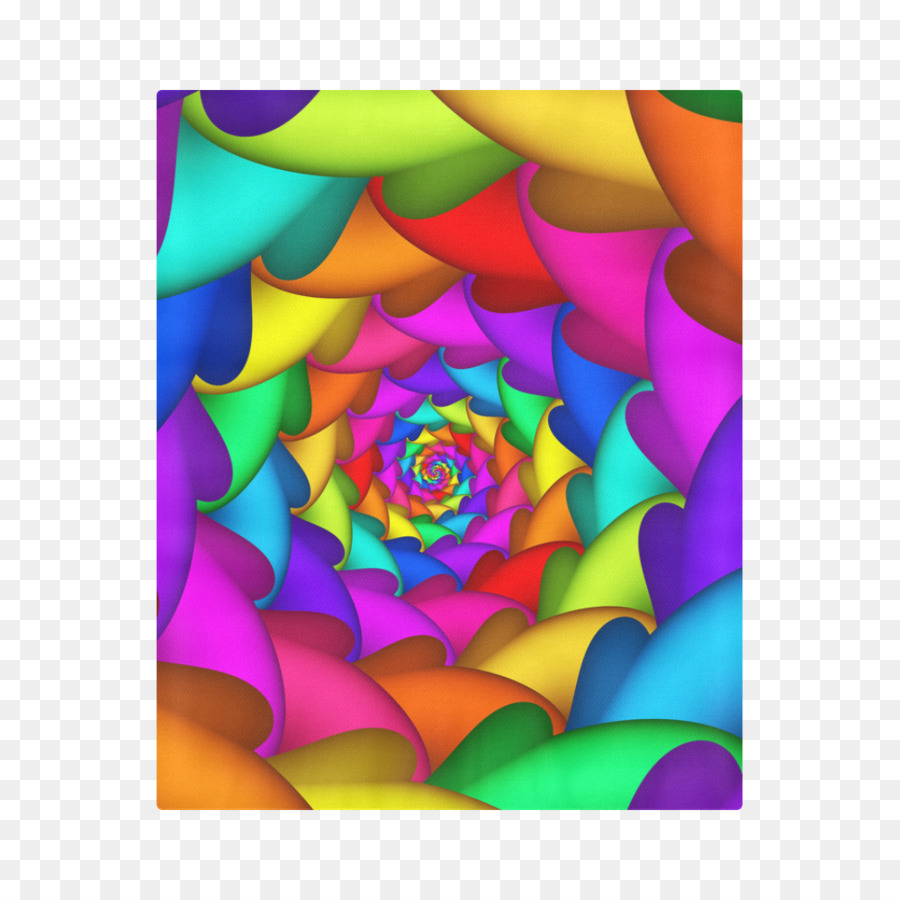 Rainbow Rose，Espiral PNG