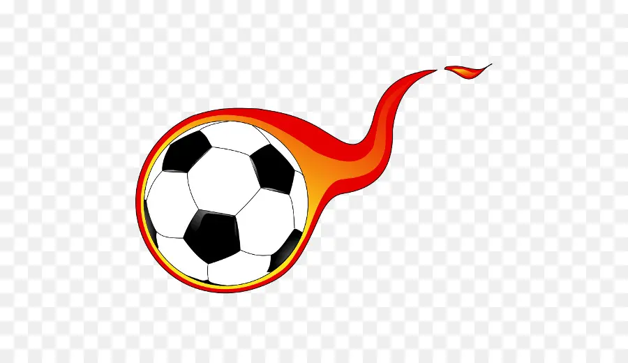 Balón De Fútbol，Fuego PNG