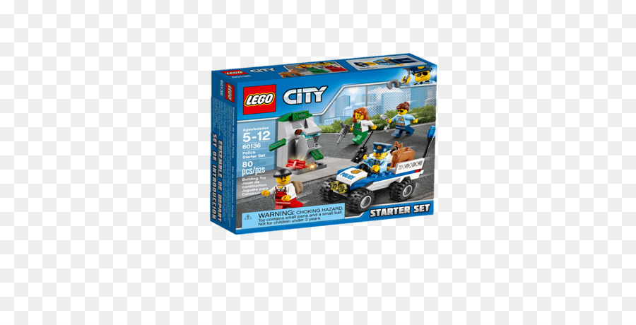 Lego 60136 De Policía De La Ciudad Starter Set，Lego City PNG