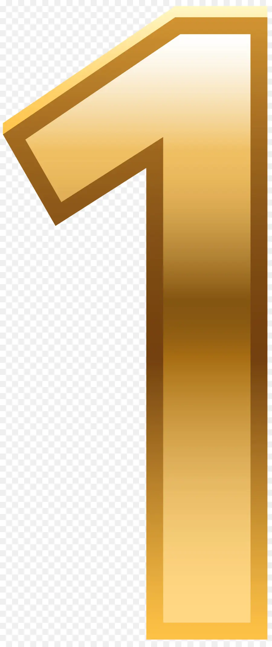 Numero Uno，Oro PNG