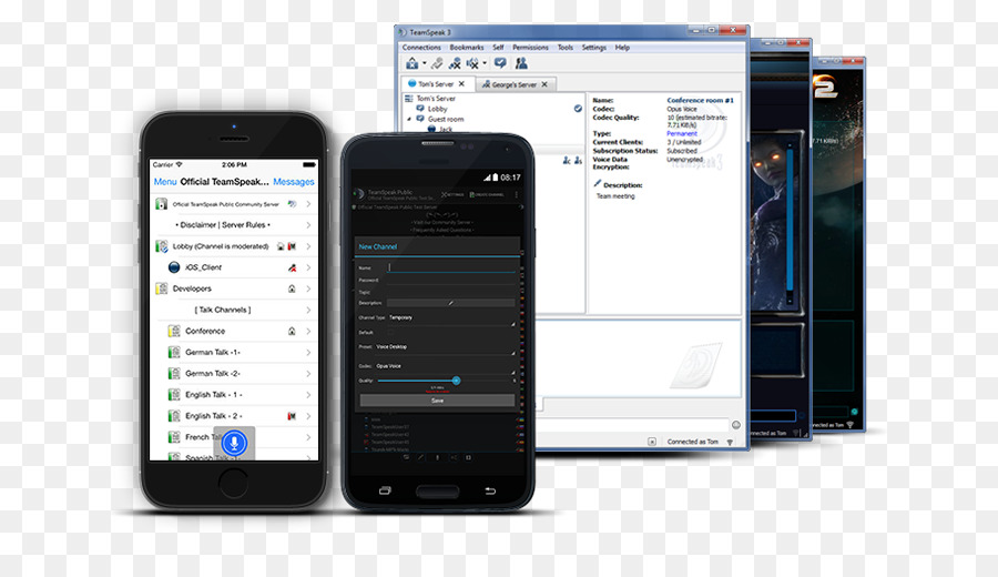 Teamspeak，Internet PNG