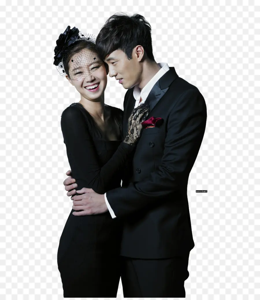 Pareja De Negro，Formal PNG