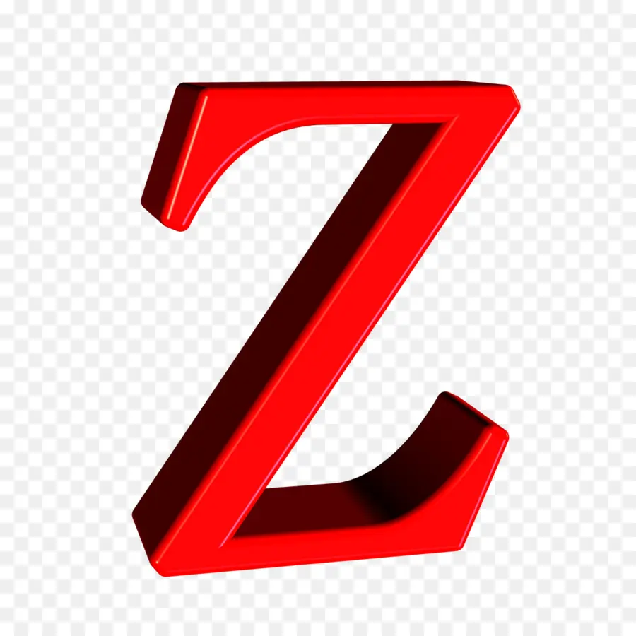 Letra Z，Rojo PNG