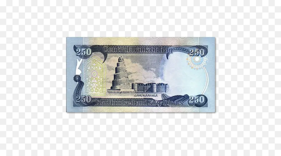 Irak，Dinar Iraquí PNG