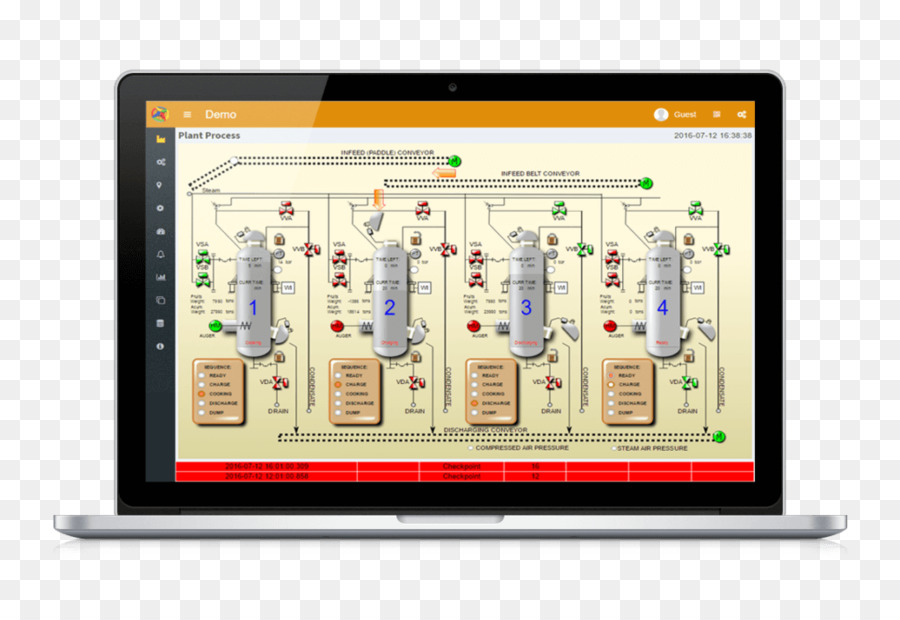 Interfaz Scada，Monitor PNG