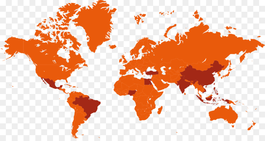 Mapa Mundial，Continentes PNG