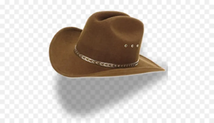 Sombrero De Vaquero，Marrón PNG