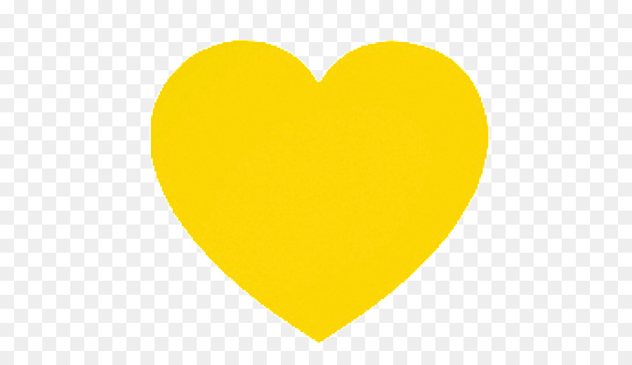 Corazón，Amarillo PNG