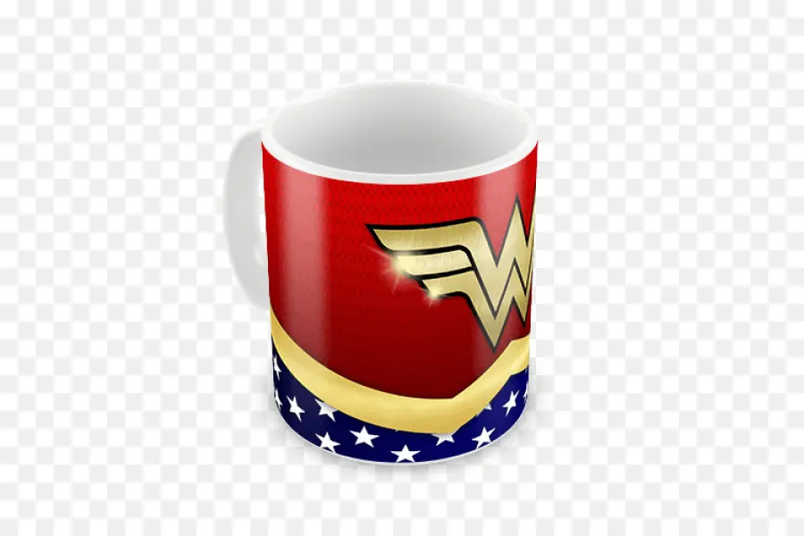 Taza，Mujer Maravilla PNG