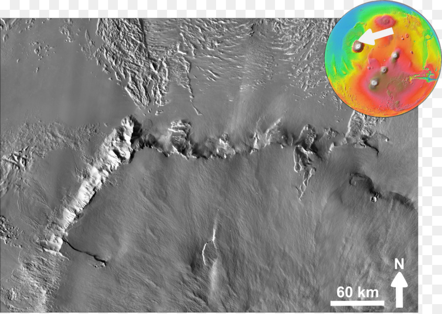 El Monte Olimpo，Tharsis PNG