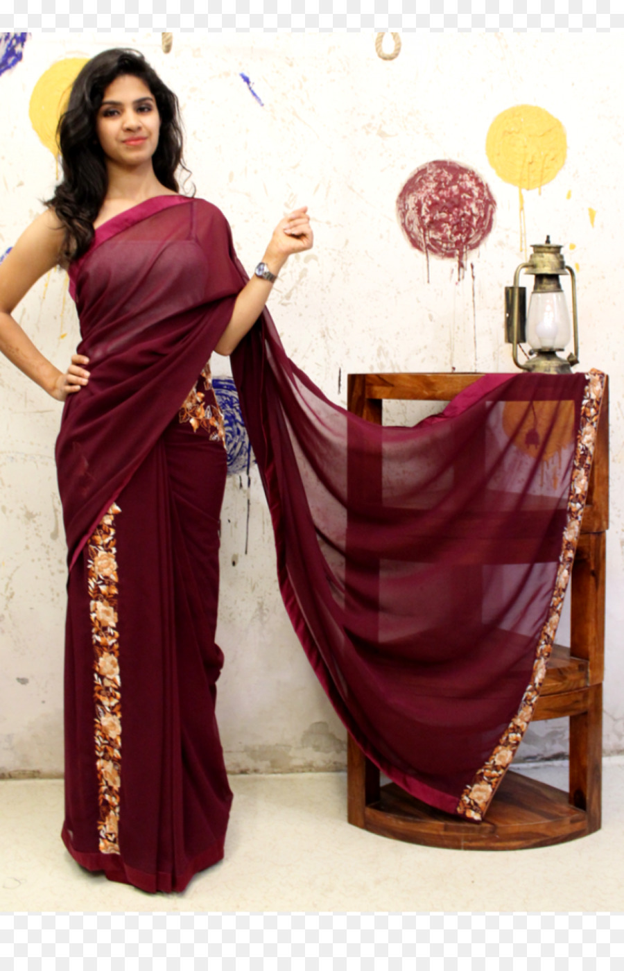 Sari，Georgette PNG