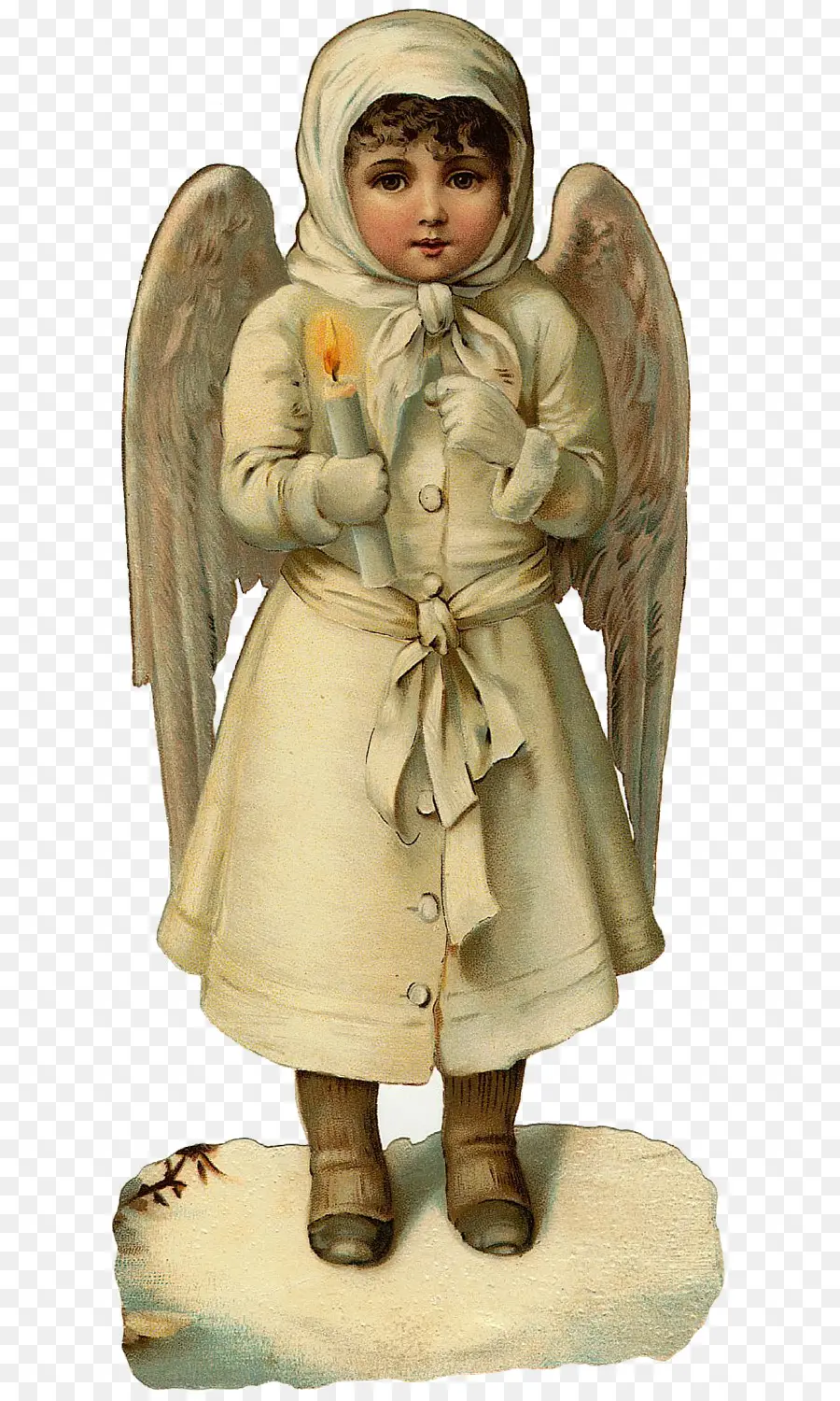 Estatuilla De ángel，Vela PNG