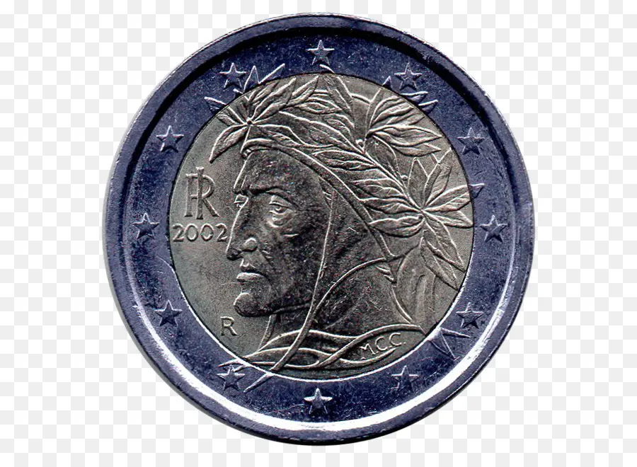 Moneda，2 Monedas De Euro PNG
