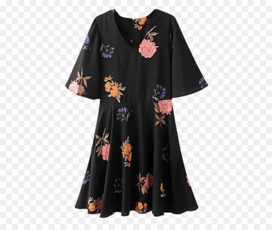 Vestido De Flores，Ropa PNG