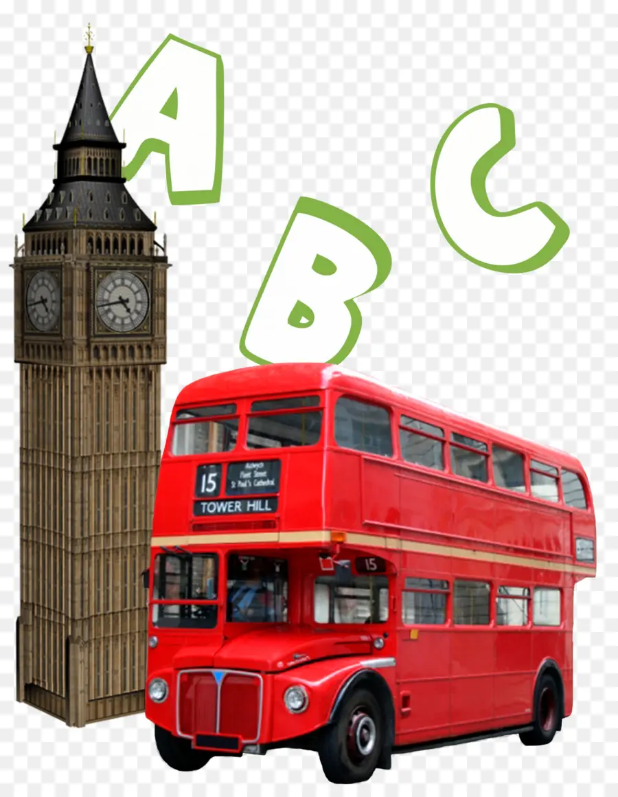 Doubledecker Autobús，Autobús PNG