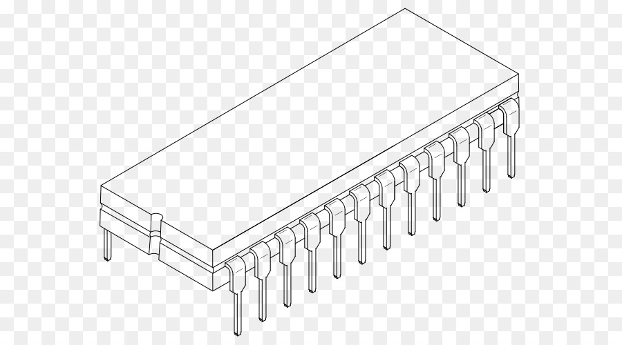 Paquete En Línea Dual，Circuito Integrado De Embalaje PNG