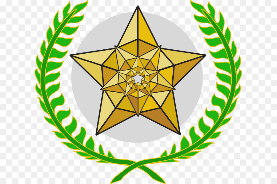 Estrella Dorada，Laurel PNG