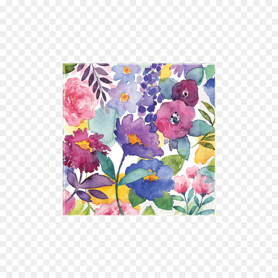 Diseño Floral，Pintura A La Acuarela PNG