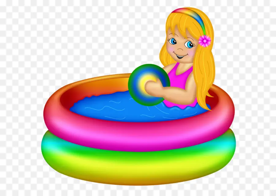 Chica En La Piscina，Agua PNG