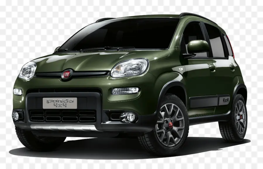 Fiat Panda Coche，Verde PNG