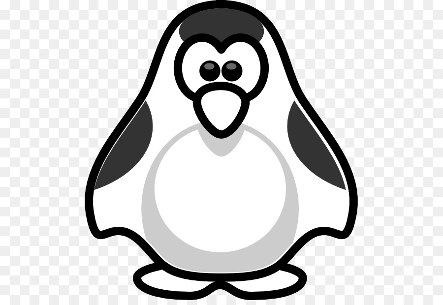 Pingüino，En Blanco Y Negro PNG