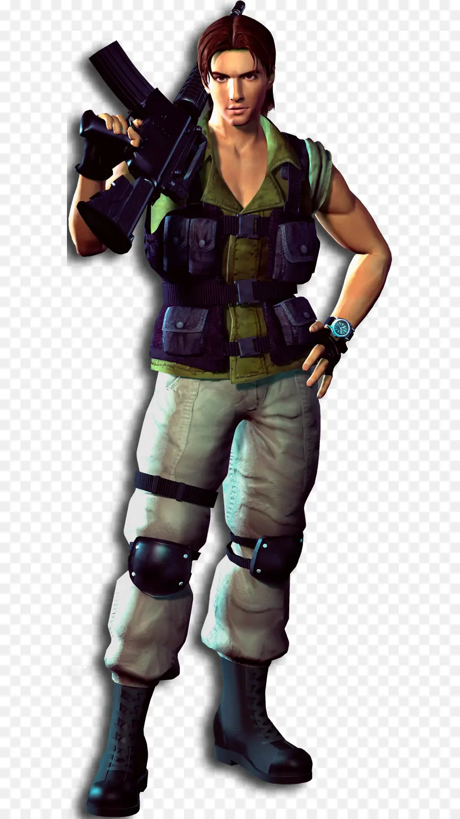 Hombre Con Rifle，Arma PNG