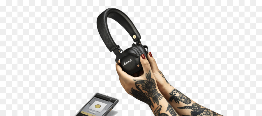 Marshall Mediados De Bt，Auriculares PNG