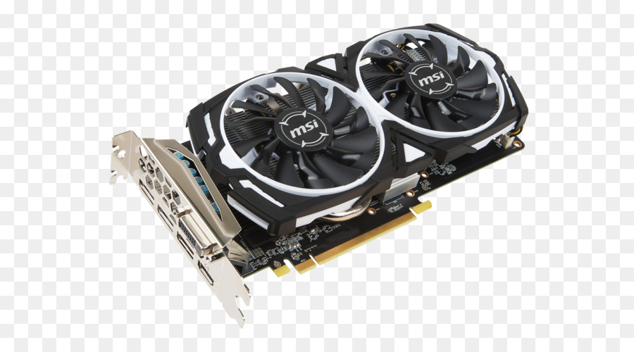 Las Tarjetas Gráficas De Los Adaptadores De Vídeo，Msi Gaming Radeon Rx 570 8gb Gddr5 256 Bits De Directx 12 Tarjeta Gráfica Rx PNG