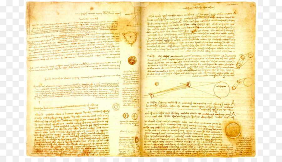 El Codex Leicester，El Códice Sobre El Vuelo De Los Pájaros PNG