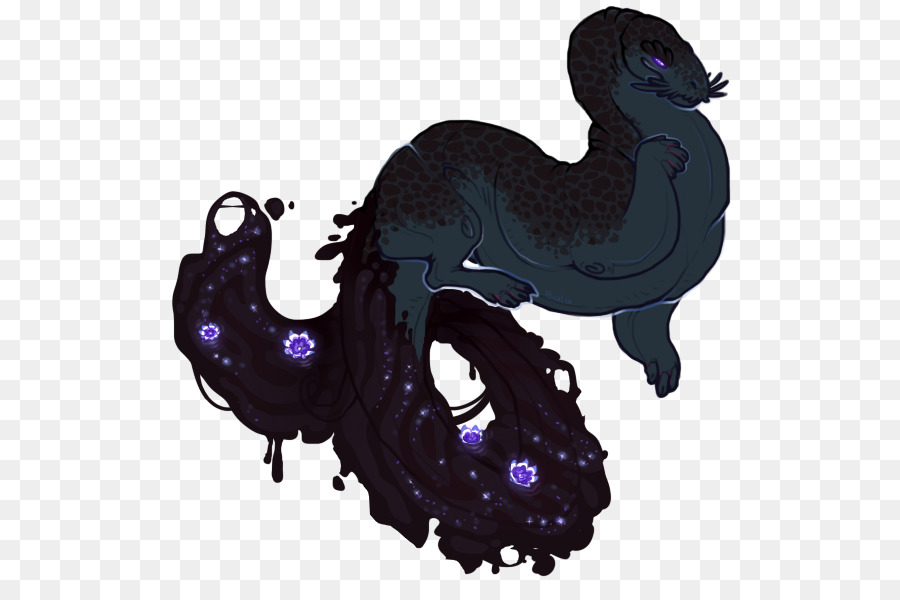 Dragón，Morado PNG