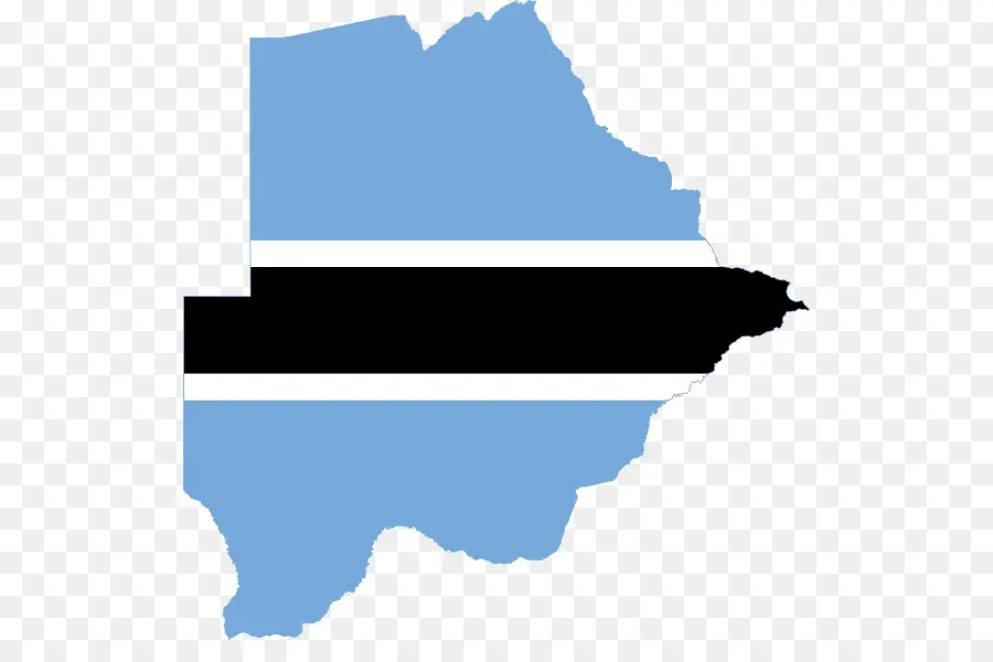 Botswana，Bandera De Botswana PNG