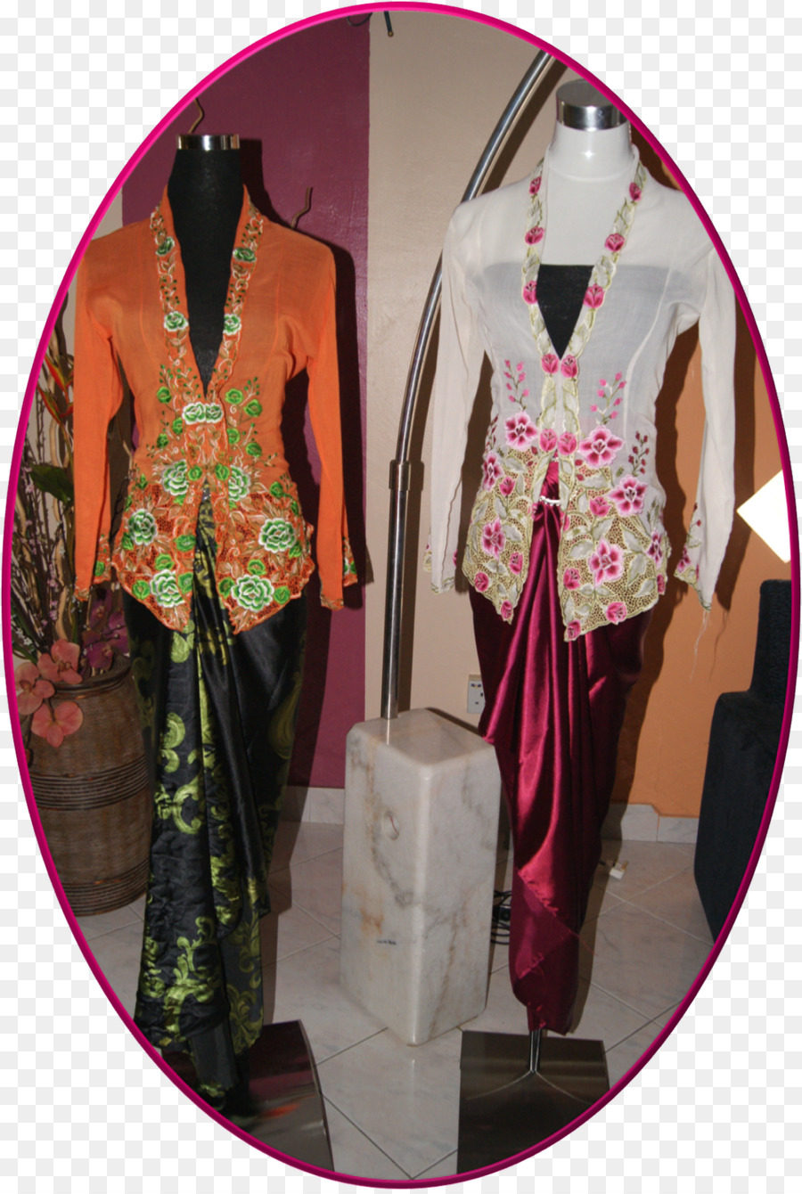 Kebaya，Vestido PNG