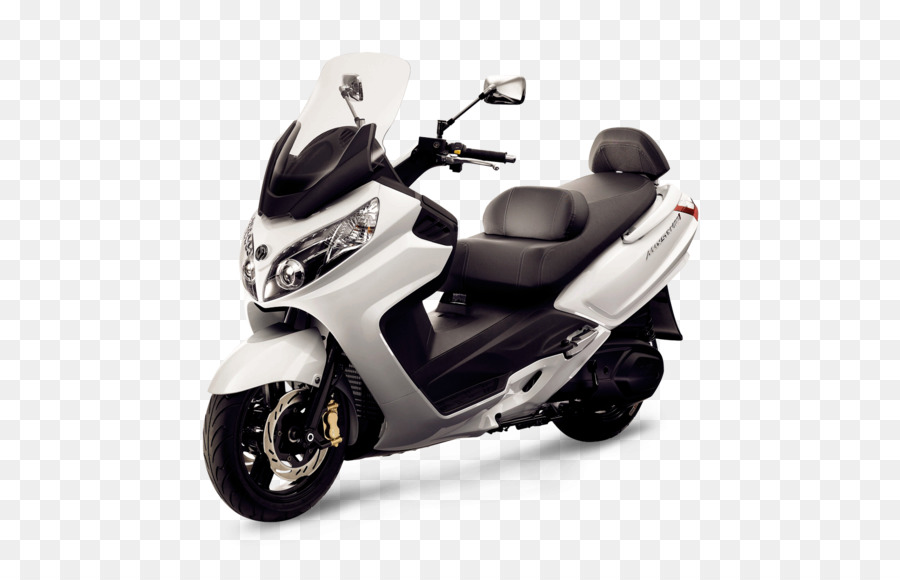 Motocicleta Blanca，Scooter PNG