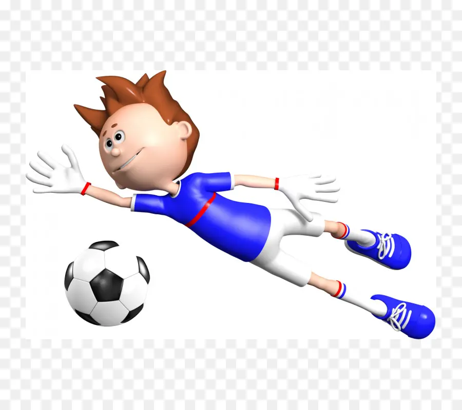 Jugador De Fútbol De Dibujos Animados，Fútbol PNG