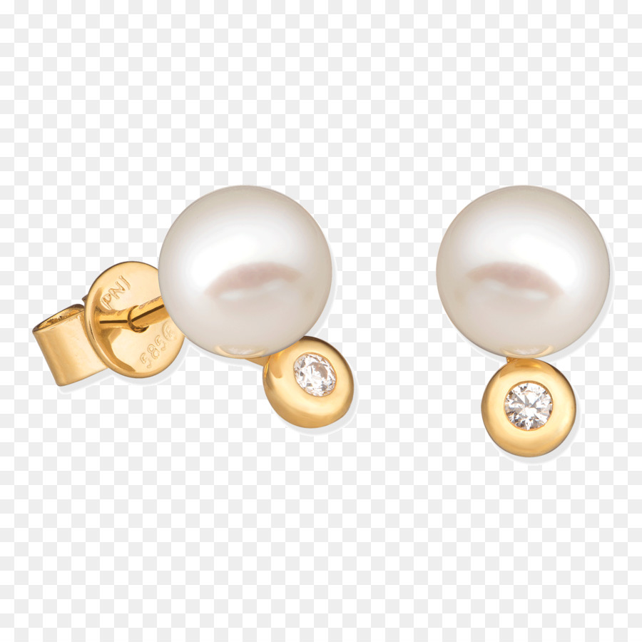 Pendientes De Perlas，Oro PNG