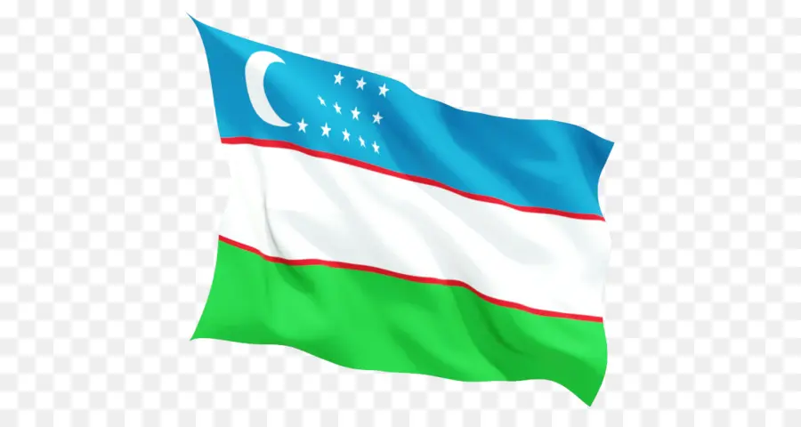 Uzbekistán，Bandera De La República De Uzbekistán PNG