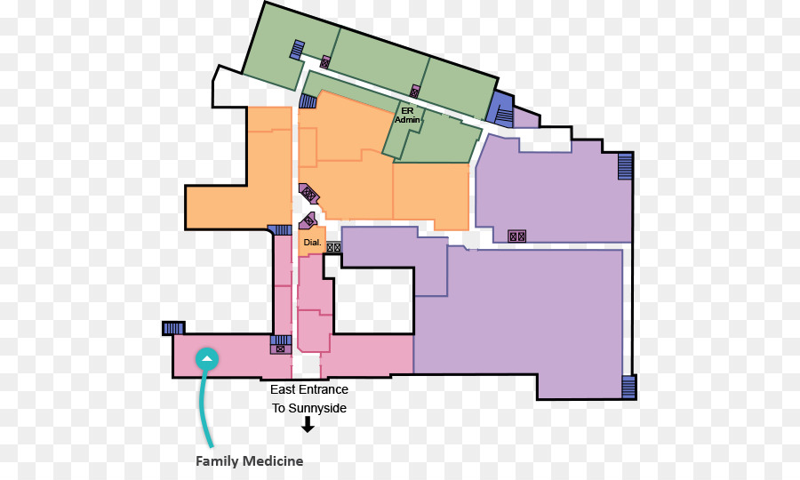 San José Centro De Salud，Plan De Piso PNG