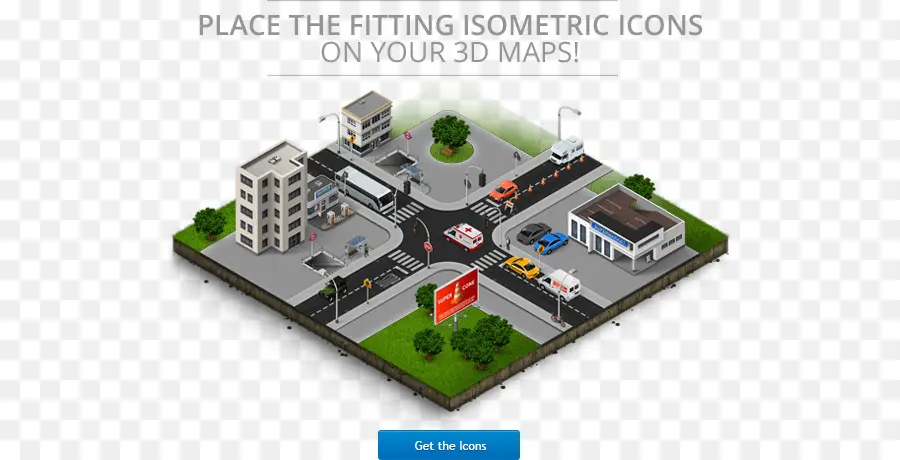 Proyección Isométrica，3d Infografías PNG