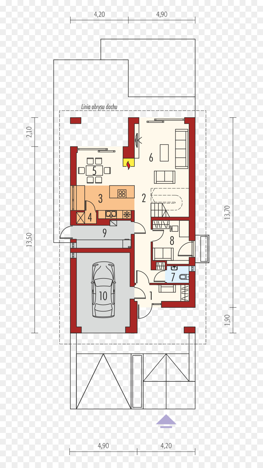 Plan De Piso，Casa PNG