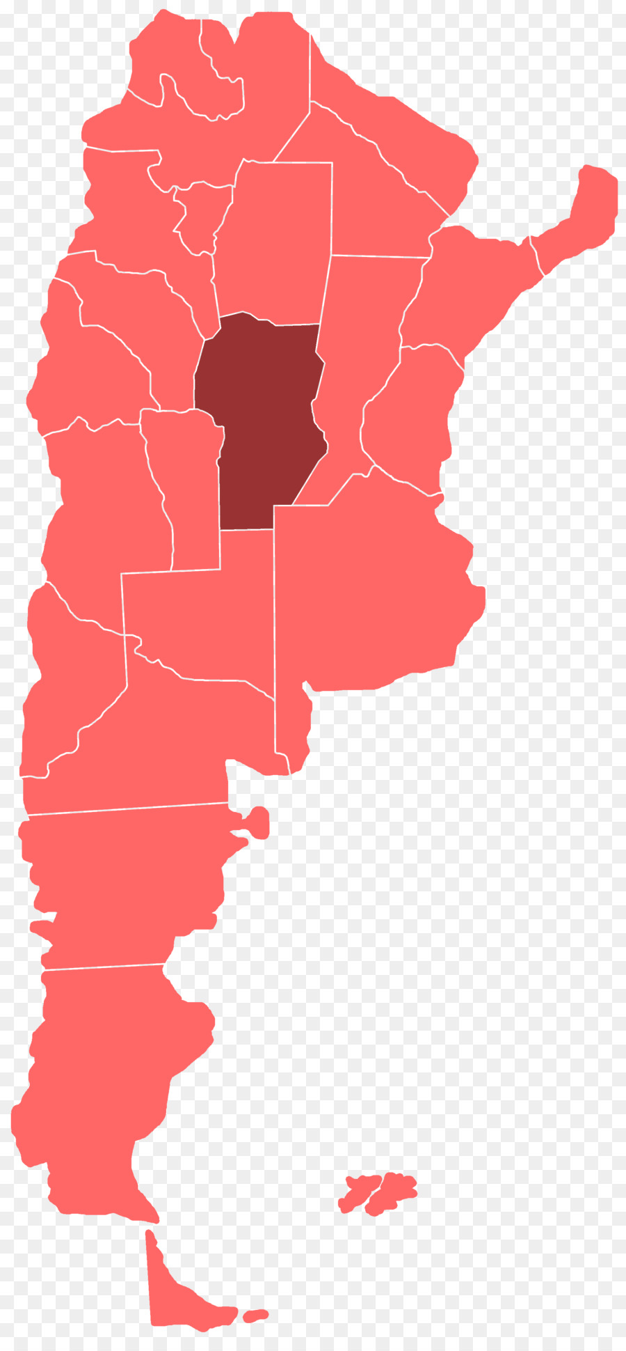 Mapa，Argentina PNG